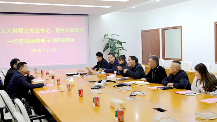 郴州市人大常委會黨組書記、副主任張愛國到炬神電子調(diào)研安全生產(chǎn)工作